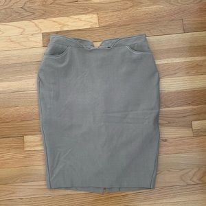Taupe skirt